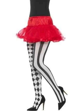 Collant Arlecchino Bianche e Nere