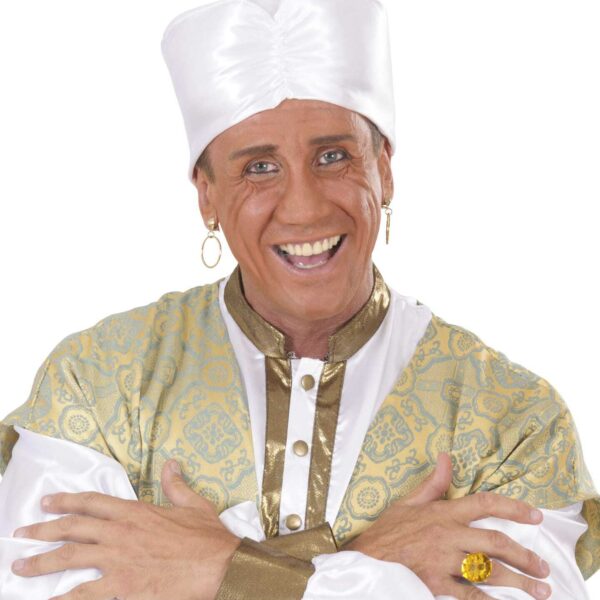 Turbante Arabo Bianco
