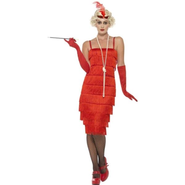 Costume da Charleston Rosso
