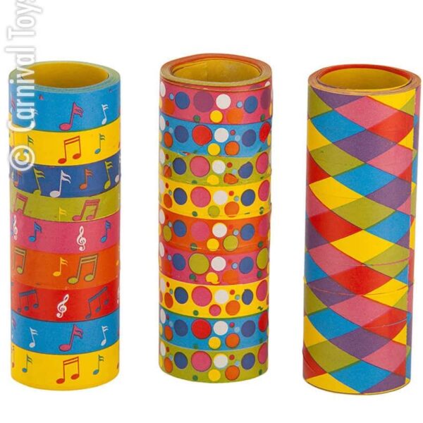 Stelle Filanti in Carta Multicolore Assortite