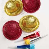 Set Cappellini e Trombette Metallizzati