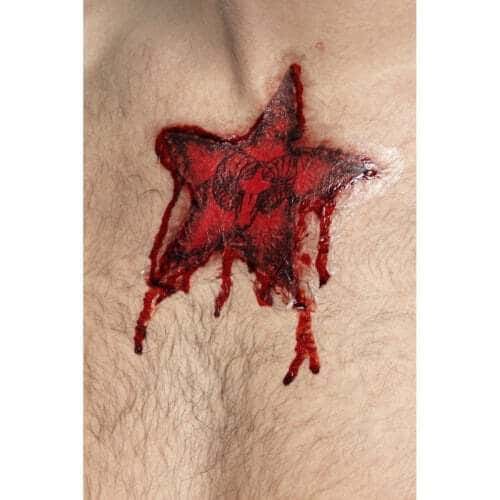 Tatuaggi Temporanei Trasferibili Pentacolo Demoniaco