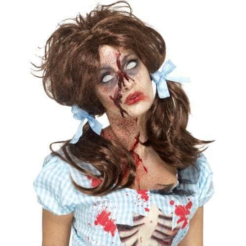 Parrucca Castana da Dorothy Zombie