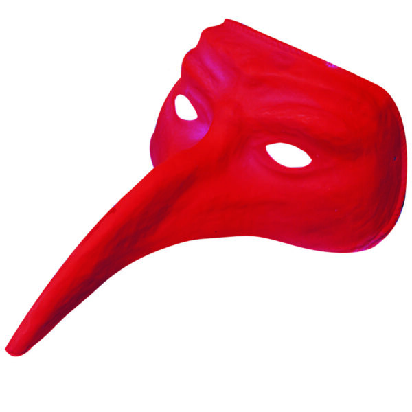 Maschera Veneziana da Medico della Peste Rossa
