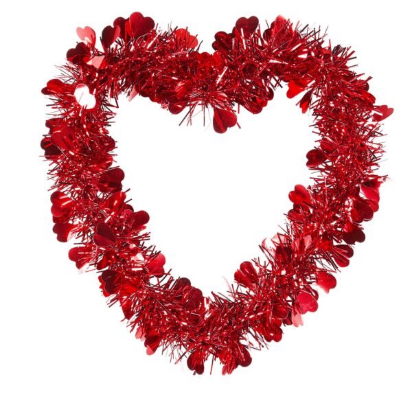 Cuore Rosso in Fili di Lamè