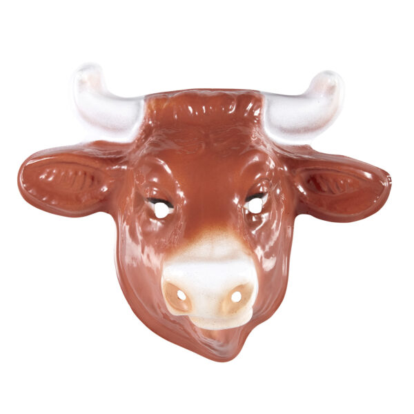 Maschera da Mucca Marrone