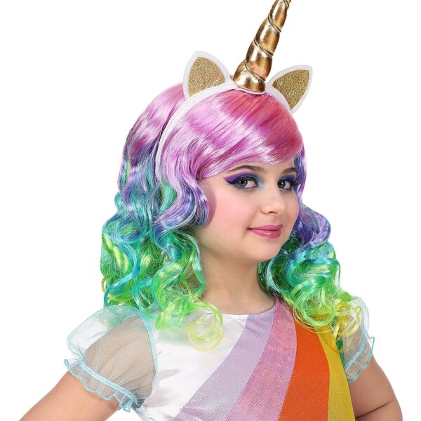 Parrucca Multicolore da Unicorno