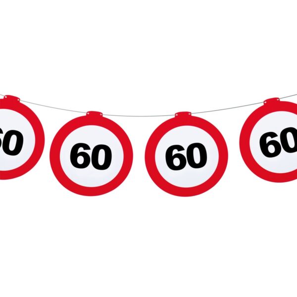 Festone Compleanno Numero Limite 60
