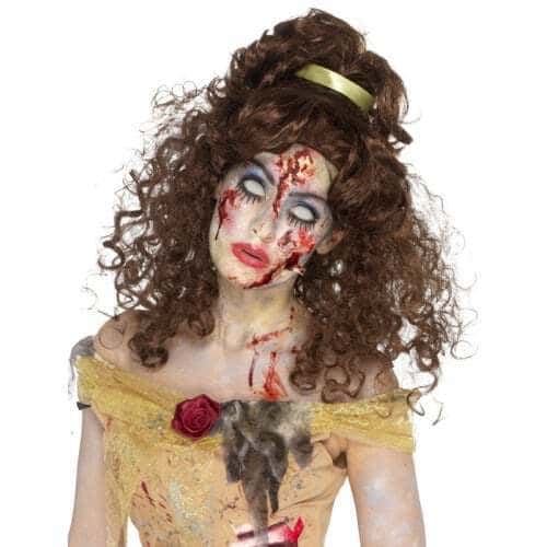Parrucca Castana da Belle Zombie