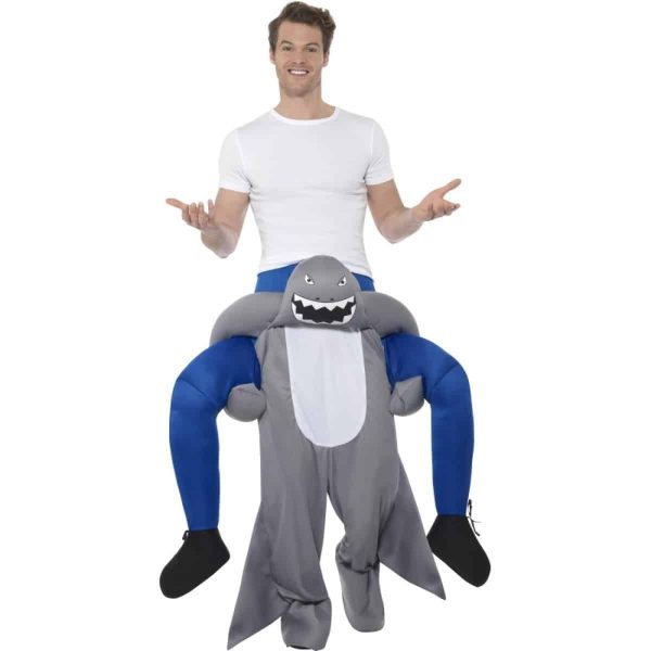 Costume Uomo a Cavallo di uno Squalo Grigio