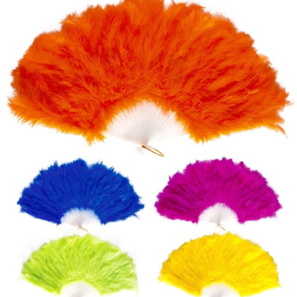 Ventaglio in Piume Colori Assortiti