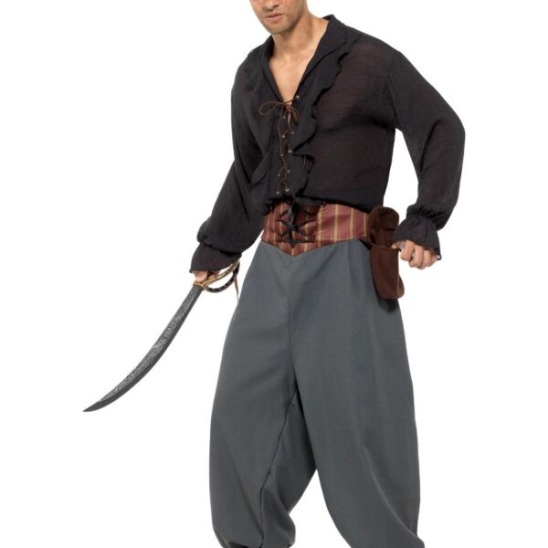Pantaloni Grigi da Pirata