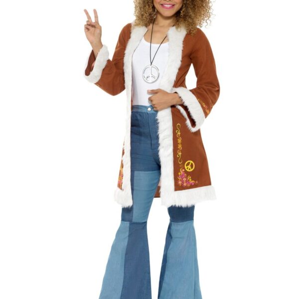 Cappotto da Hippie Afgano Marrone