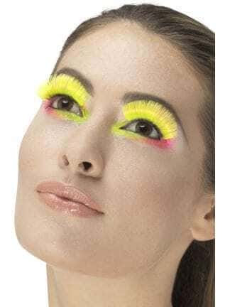 Ciglia Finte Gialle Fluorescenti