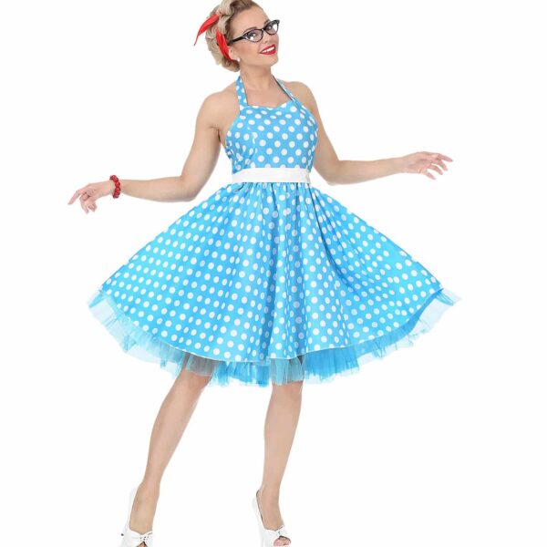 Costume da Pin Up Azzurro
