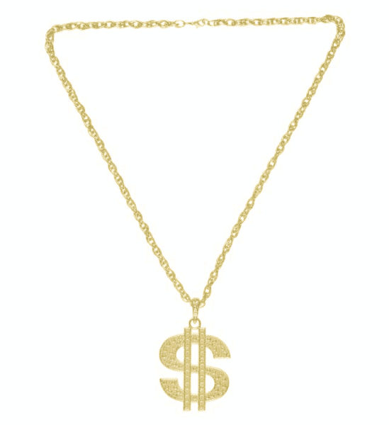 Medaglione a Dollaro Glitterato