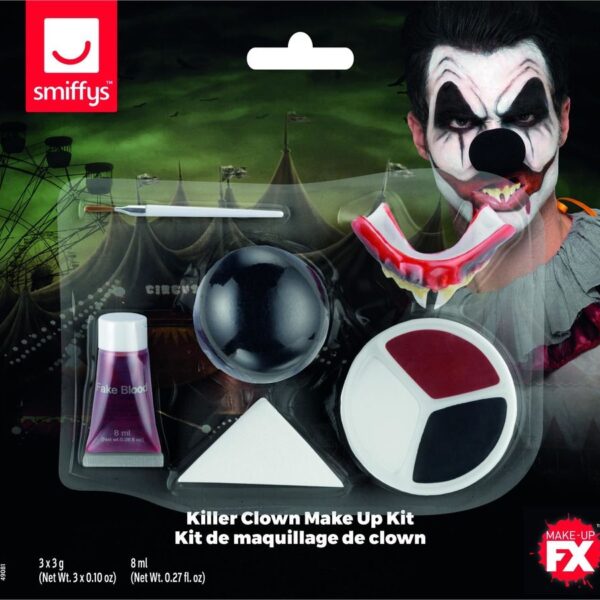 Set Trucco da Clown Malvagio