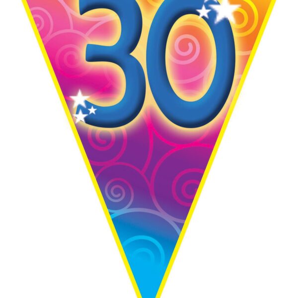 Festone Bandierina Compleanno Numero 30