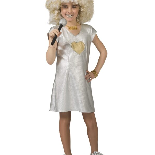 Costume Argento con Cuore Disco