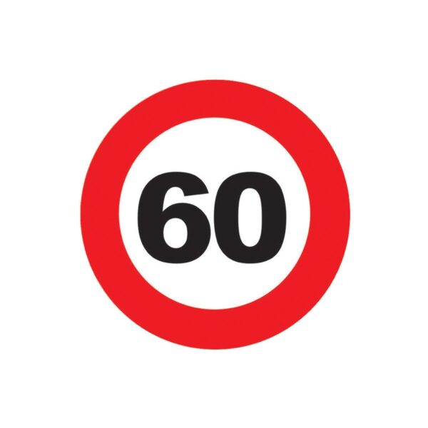 Sottobicchiere Numero Limite 60 Magnetico