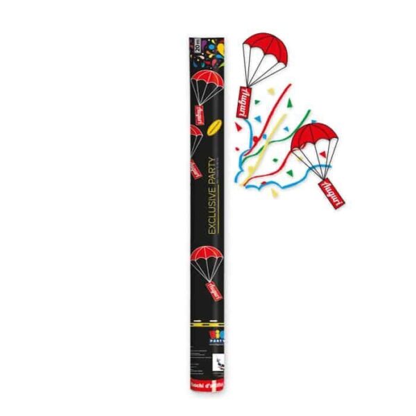 Sparacoriandoli Stelle Filanti Multicolore Metallizzati con Paracadute