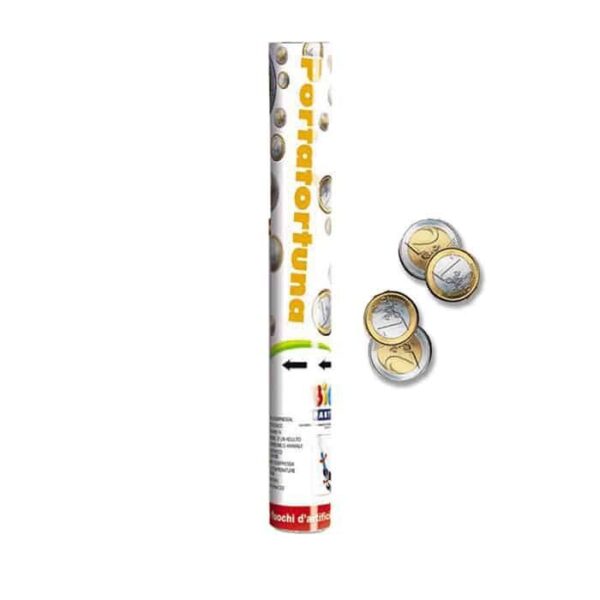 Sparacoriandoli Sagomato Monete Euro Finte