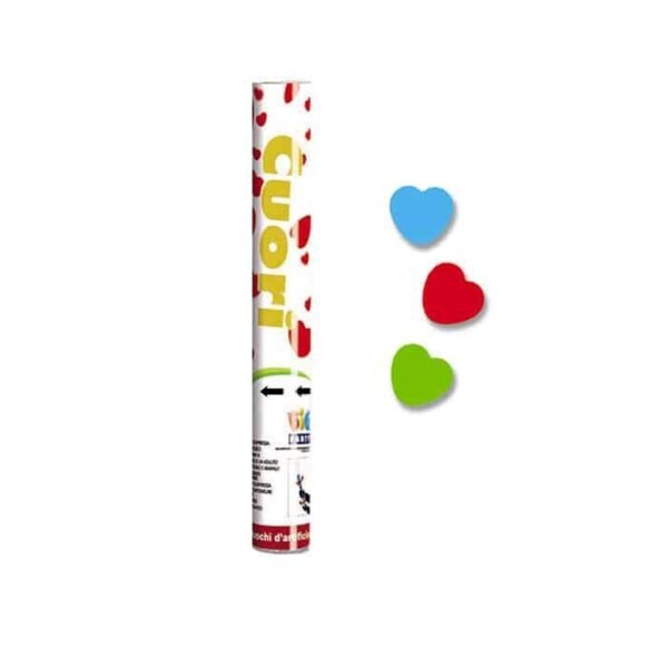 Sparacoriandoli Sagomato Cuori Multicolore