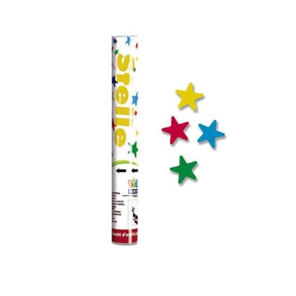 Sparacoriandoli Sagomato Stelle Multicolore