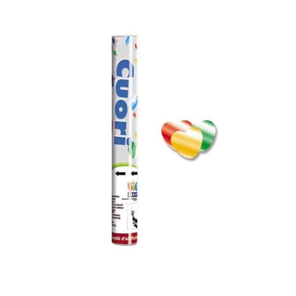 Sparacoriandoli Sagomato Cuori Metallizzati Multicolore