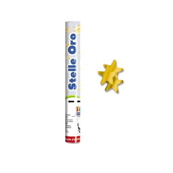 Sparacoriandoli Sagomato Stelle Oro Metallizzate