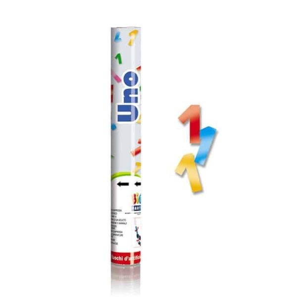 Sparacoriandoli Sagomato Numero Uno Multicolore