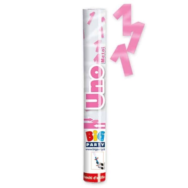 Sparacoriandoli Sagomato Numero Uno Rosa