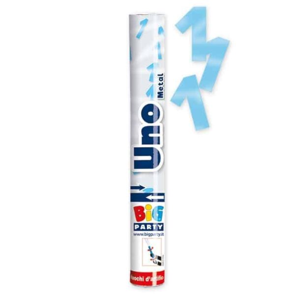 Sparacoriandoli Sagomato Numero Uno Azzurro