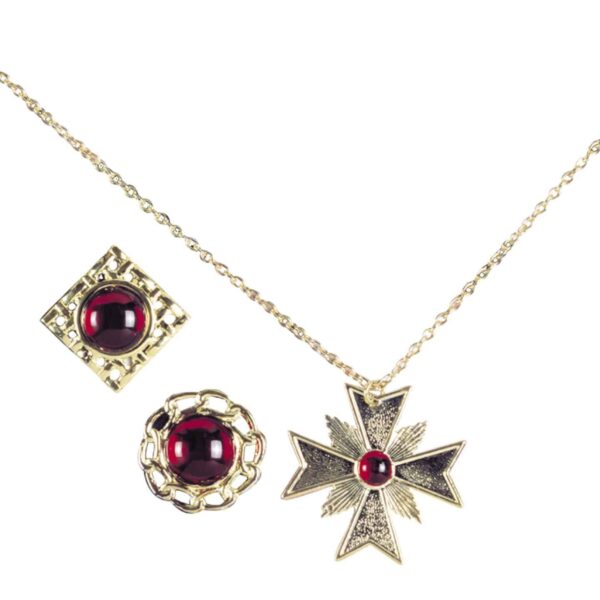 Set Collana e Anelli da Conte Dracula
