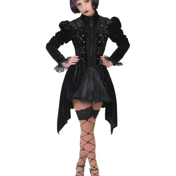 Costume da Vampira Gotico Nero Sexy
