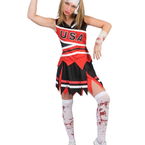 Costume da Cheerleader Zombie