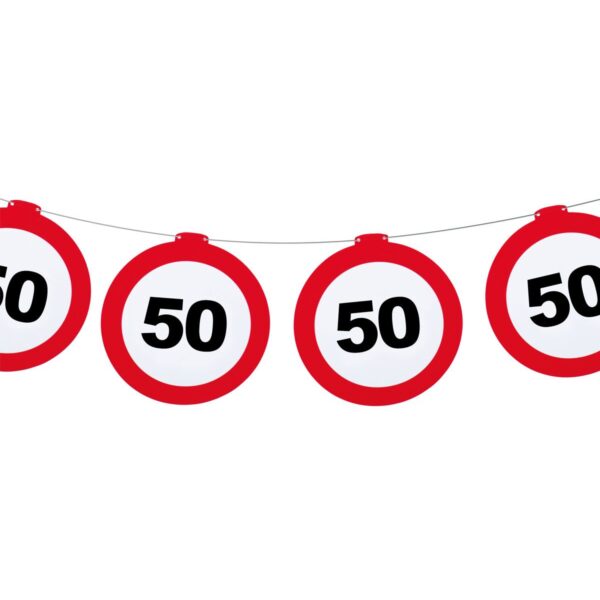 Festone Compleanno Numero Limite 50