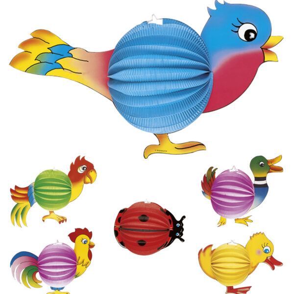 Lampione Animali Colori Assortiti