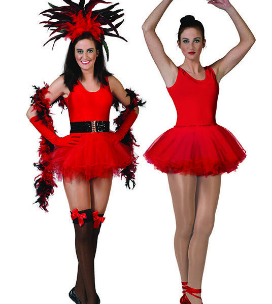 Costume da Ballerina Rosso