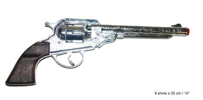Pistola Revolver da Cowboy in Metallo