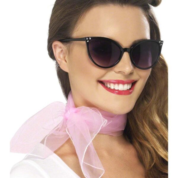 Sciarpa in tulle rosa