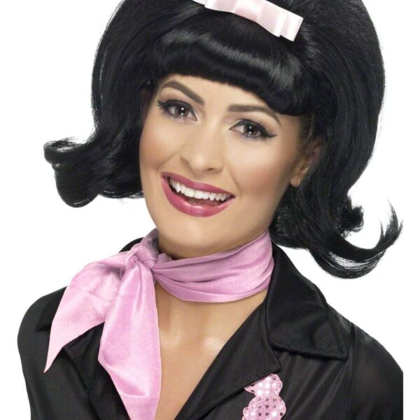 Parrucca Nera da Pink Ladies