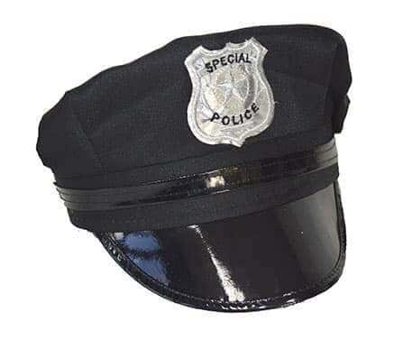 Cappello Nero da Poliziotta