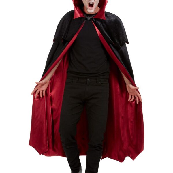 Mantello Nero e Rosso da Vampiro