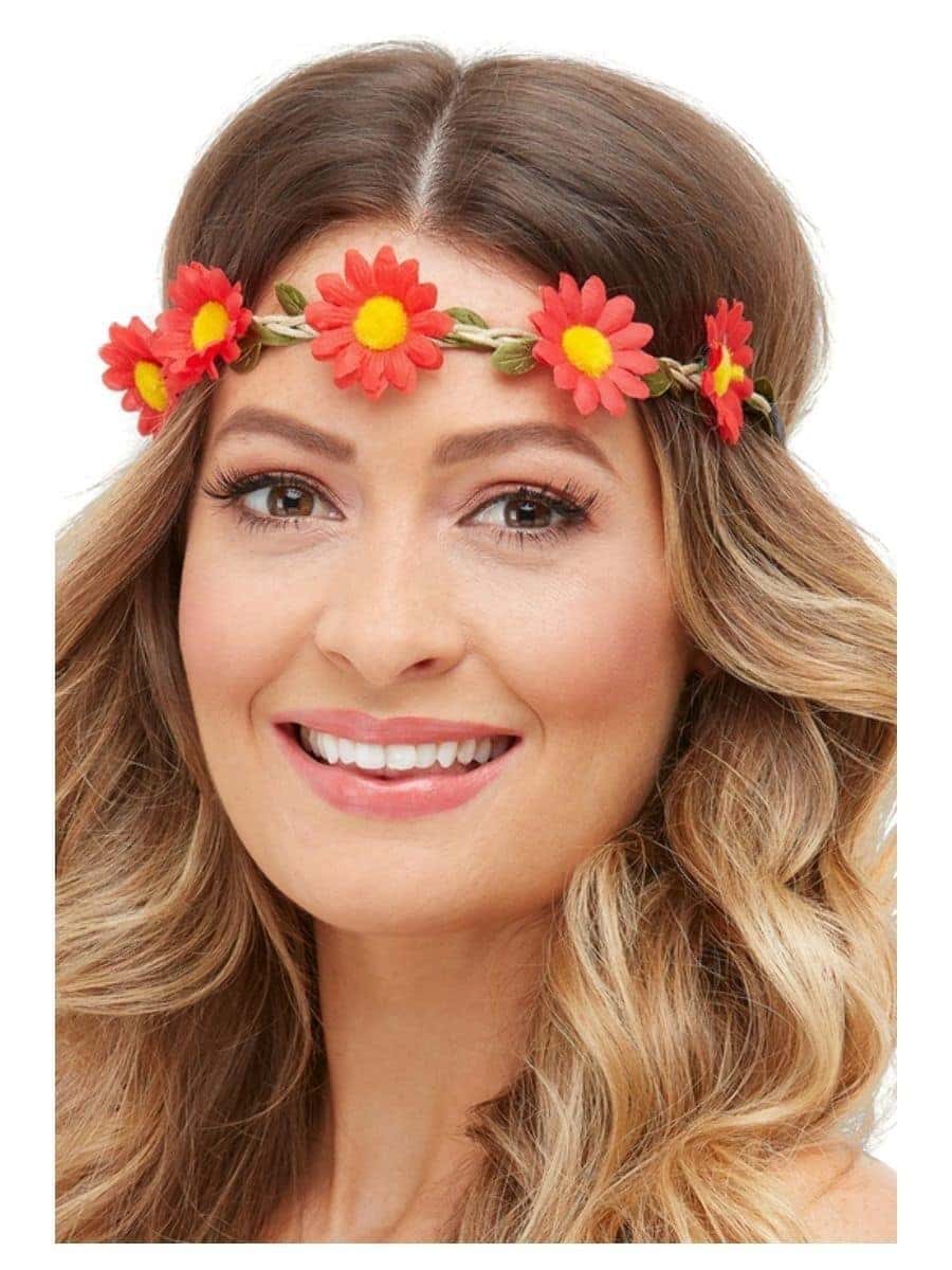 Fascia per Capelli con Margherite Colori Assortiti