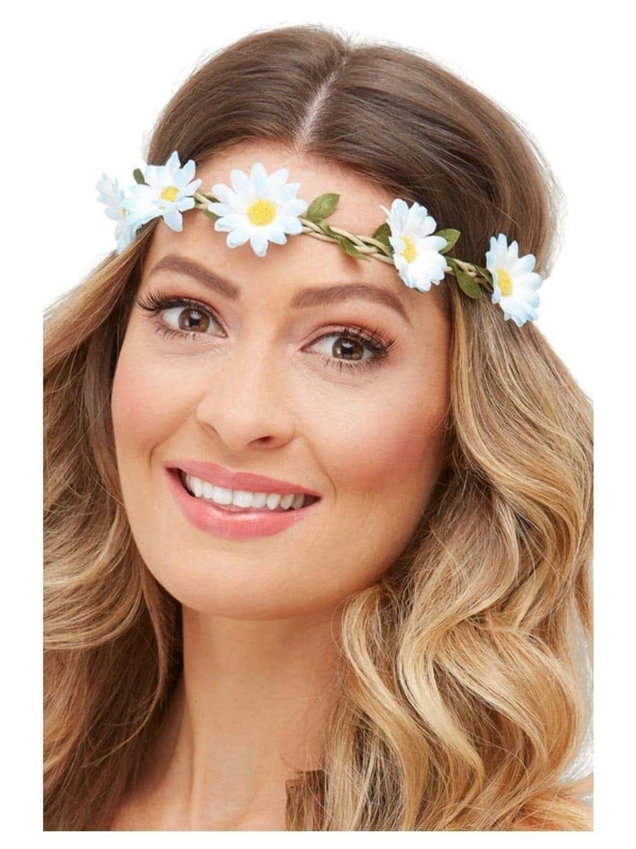 Fascia per Capelli con Margherite Colori Assortiti