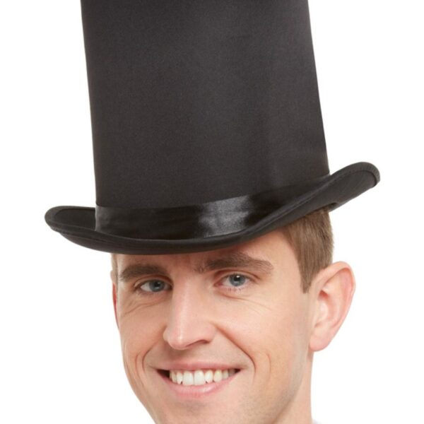 Cappello Cilindro Alto Nero