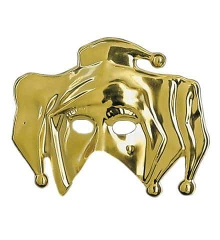 Maschera da Jolly Joker Dorata