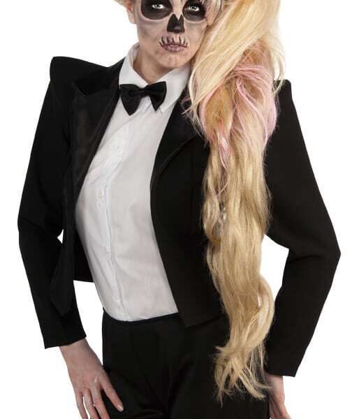 Parrucca da Lady Gaga Scheletro