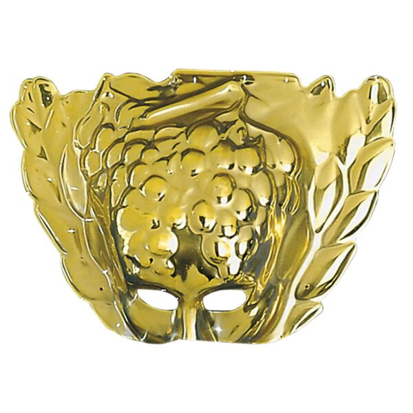 Maschera da Bacco Dorata in Plastica